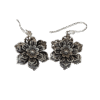 Pendientes Flor de Loto de Plata de Ley 925