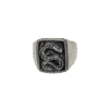 Anillo sello Dragón de Plata 2