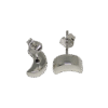 Pendientes Media Luna de Plata